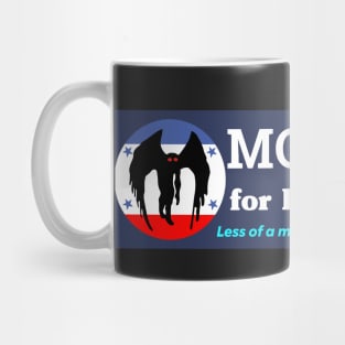 Mothman for President Funny 2024 Vinyl Bumper Sticker - Cryptids for President Mug